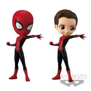 Q POSKET SPIDER MAN MARVEL BANPRESTO (2 FIGURINES)