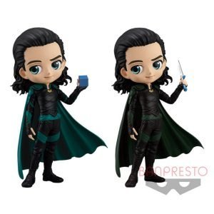 Q POSKET LOKI MARVEL BANPRESTO (2 FIGURINES)