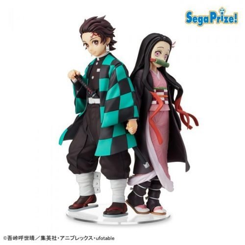 FIGURINES TANJIRO NEZUKO SEGA PREMIUM DEMON SLAYER KIMETSU NO YAIBA SPM