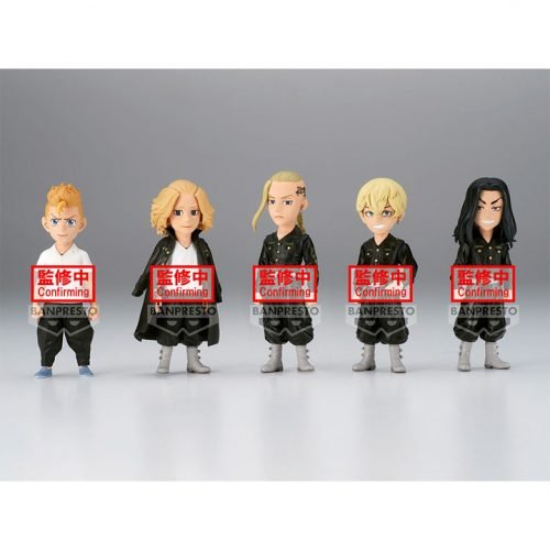 WCF FIGURES TOKYO REVENGERS BANPRESTO BANDAI SET OF 5 WORLD COLLECTABLE FIGURE