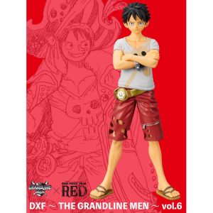 FIGURINE LUFFY FILM RED ONE PIECE GRANDLINE MEN BANPRESTO BANDAI