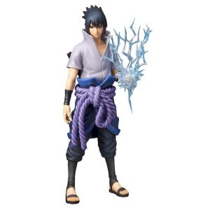 FIGURINE SASUKE NERO GRANDISTA BANPRESTO NARUTO UCHIHA BANDAI