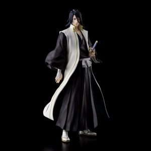 FIGURINE BYAKUYA KUCHIKI BLEACH SOLID AND SOULS BANPRESTO BANDAI