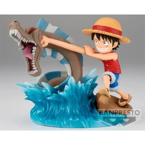 WCF LOG STORIES LUFFY ONE PIECE VS LOCAL SEA MONSTER FIGURE BANPRESTO BANDAI WORLD COLLECTABLE FIGURE