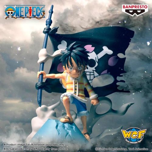 WCF LUFFY LOG STORIES ONE PIECE FIGURINE BANPRESTO BANDAI WORLD COLLECTABLE FIGURE