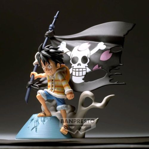 WCF LUFFY LOG STORIES ONE PIECE FIGURINE BANPRESTO BANDAI WORLD COLLECTABLE FIGURE