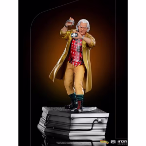 IRON STUDIOS DOC BROWN BACK TO THE FUTURE II ART SCALE 1/10 FIGURINE STATUE
