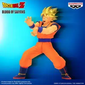 GOKU BLOOD OF SAIYANS FIGURINE GOKU SSJ DRAGON BALL Z BANPRESTO BANDAI NAMCO