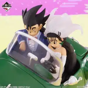 FIGURINE GOKU CHICHI MARIAGE ICHIBAN KUJI SNAP COLLECTION 2 DRAGON BALL BANDAI LOT A